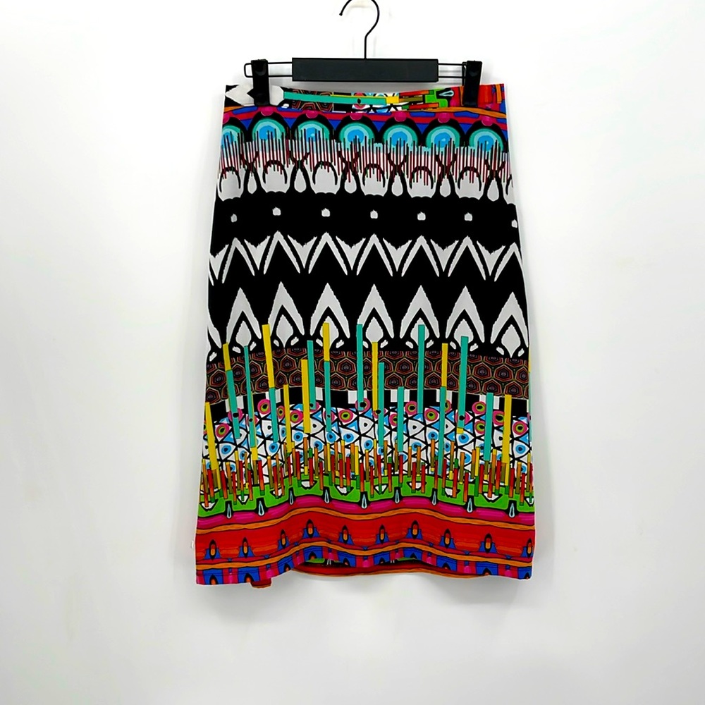 Zoe Abstract Print Skirt